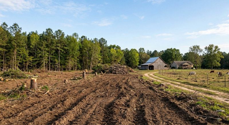 Easement Land Clearing in Marietta, GA