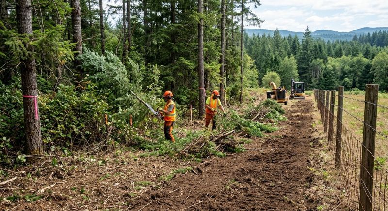 Property Line Clearing in Marietta, GA